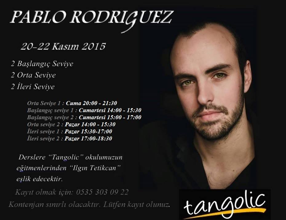 > Pablo Rodriguez İstanbul'da <
