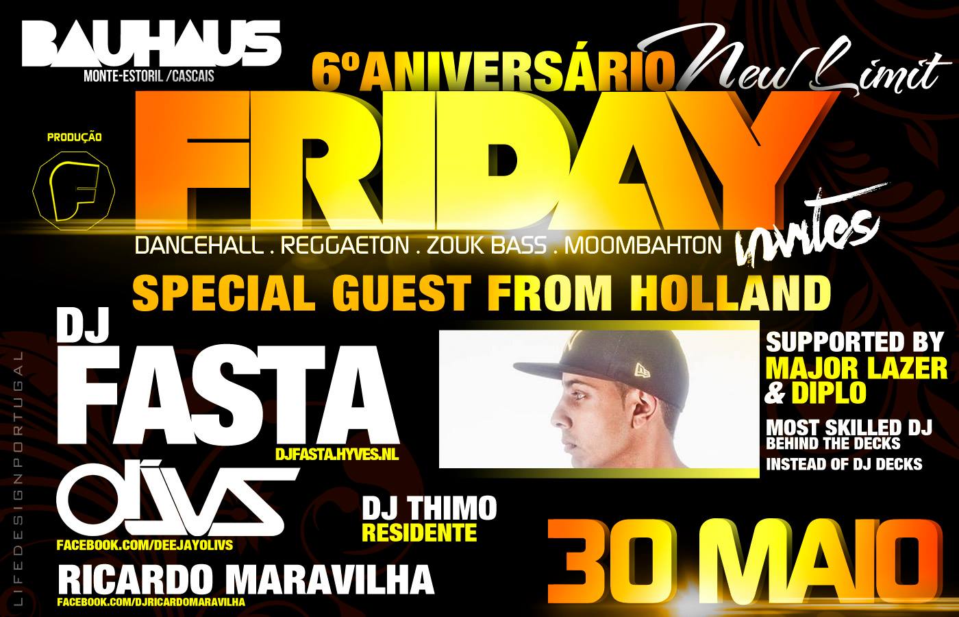 FRIDAY INVITES C DJ FASTA - 30 MAIO