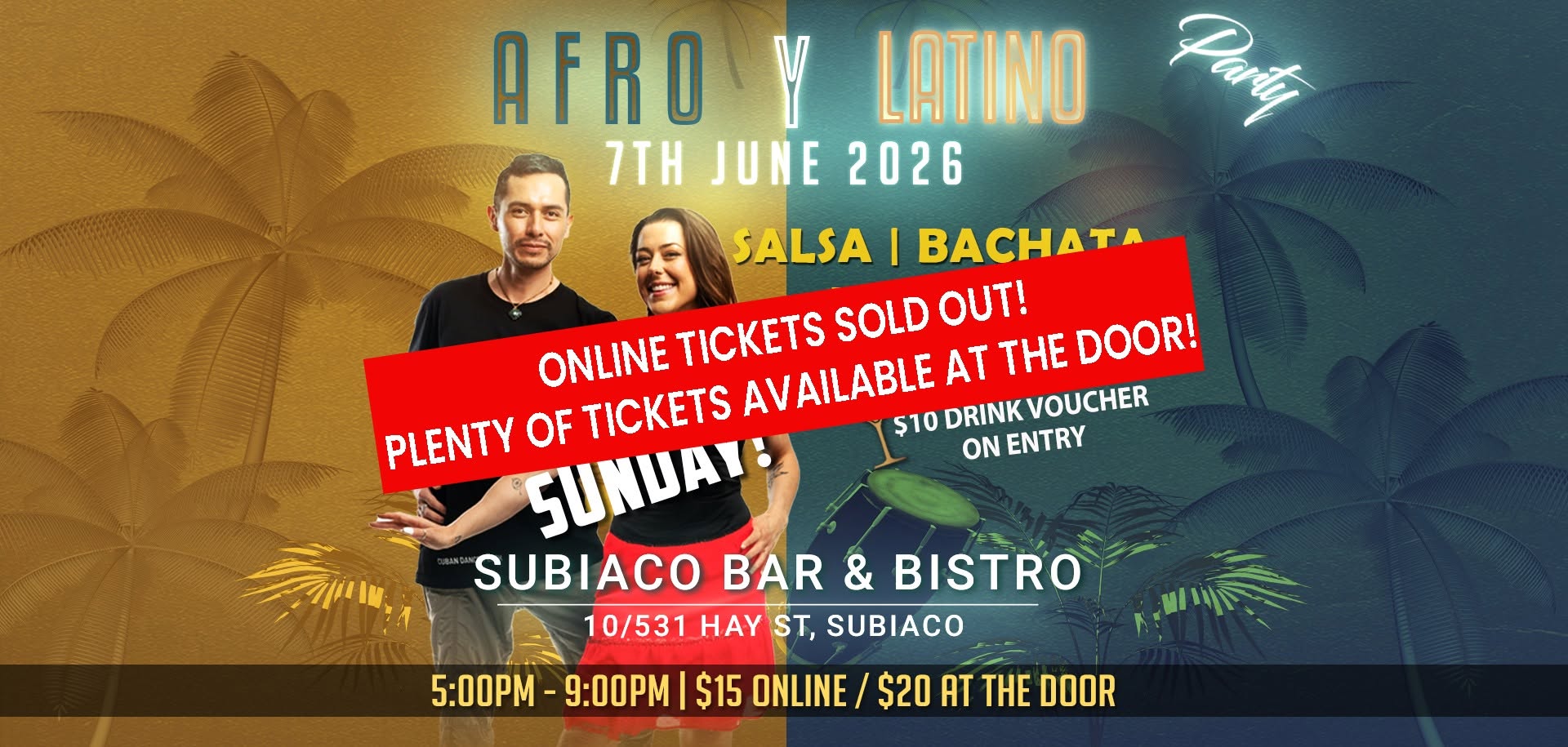 Afro Y Latino SBK June 7th!