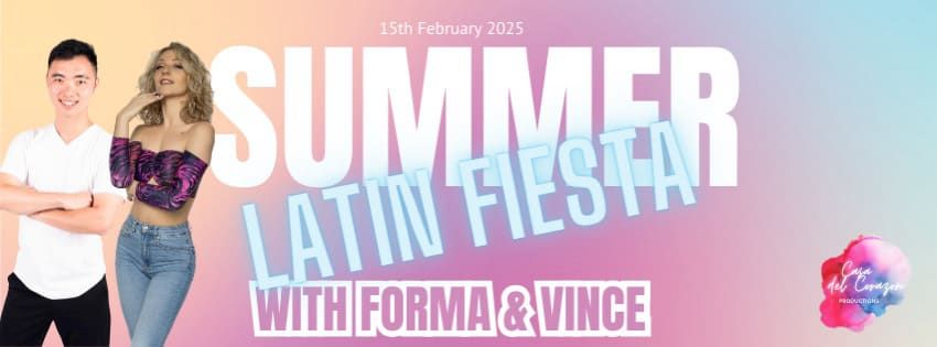 Summer Latin Fiesta - with workshop by Forma & Vince
