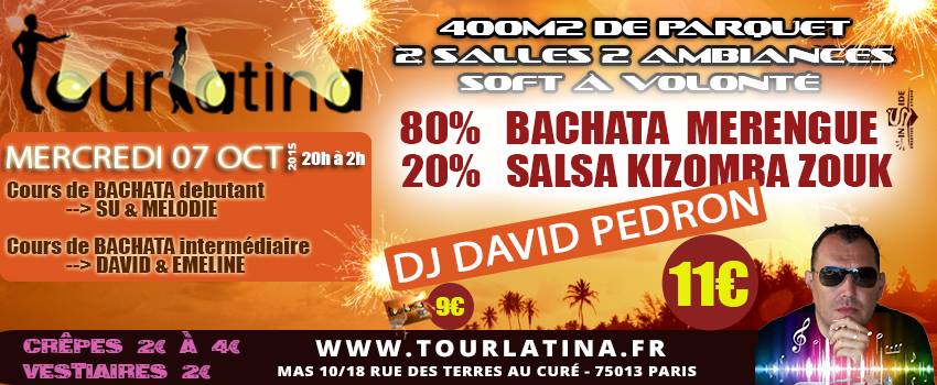 ## SOIREE 80% BACHATA & 20% SALSA KIZOMBA ##