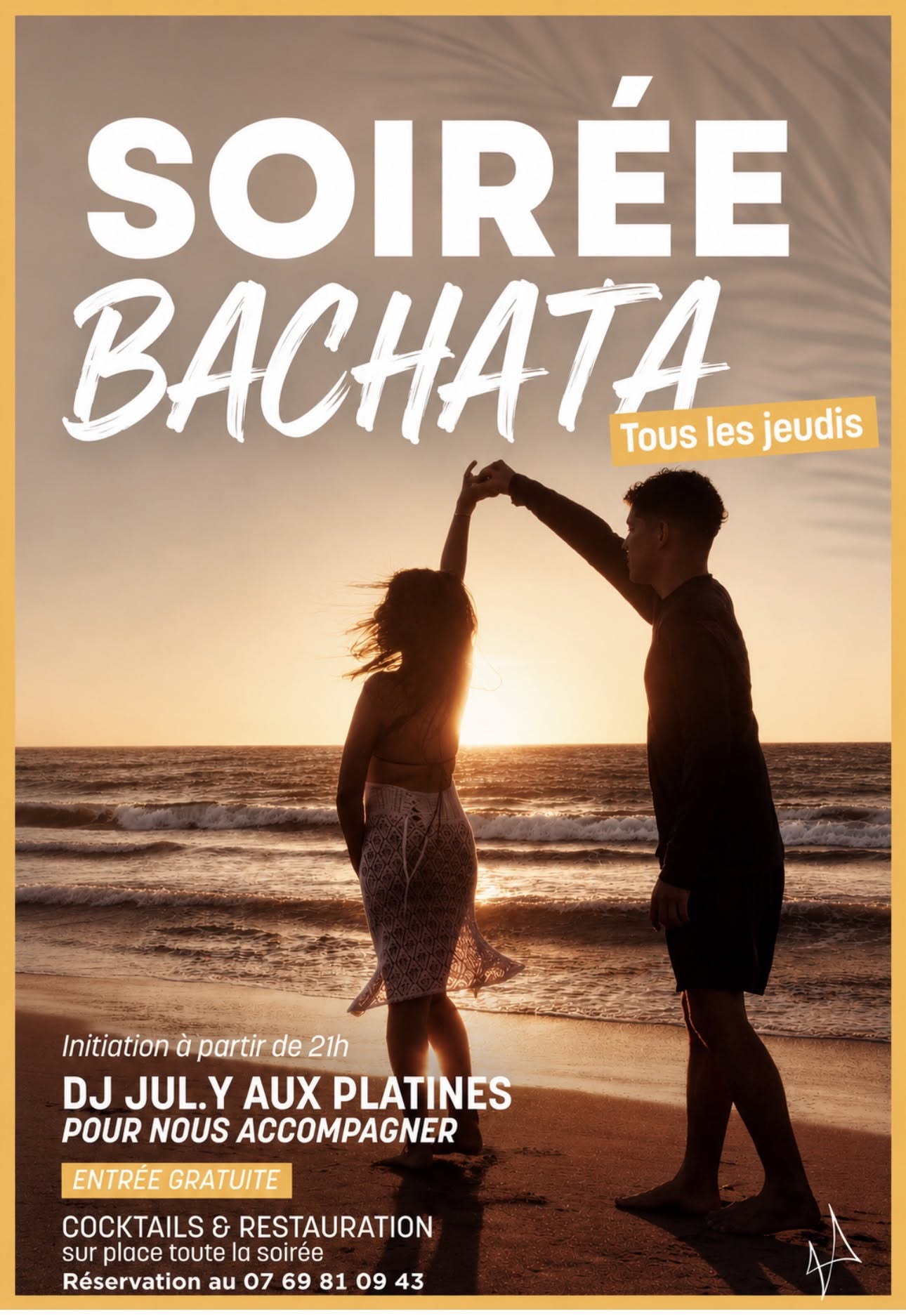 SOIREE BACHATA à LA VOILE PLAGE