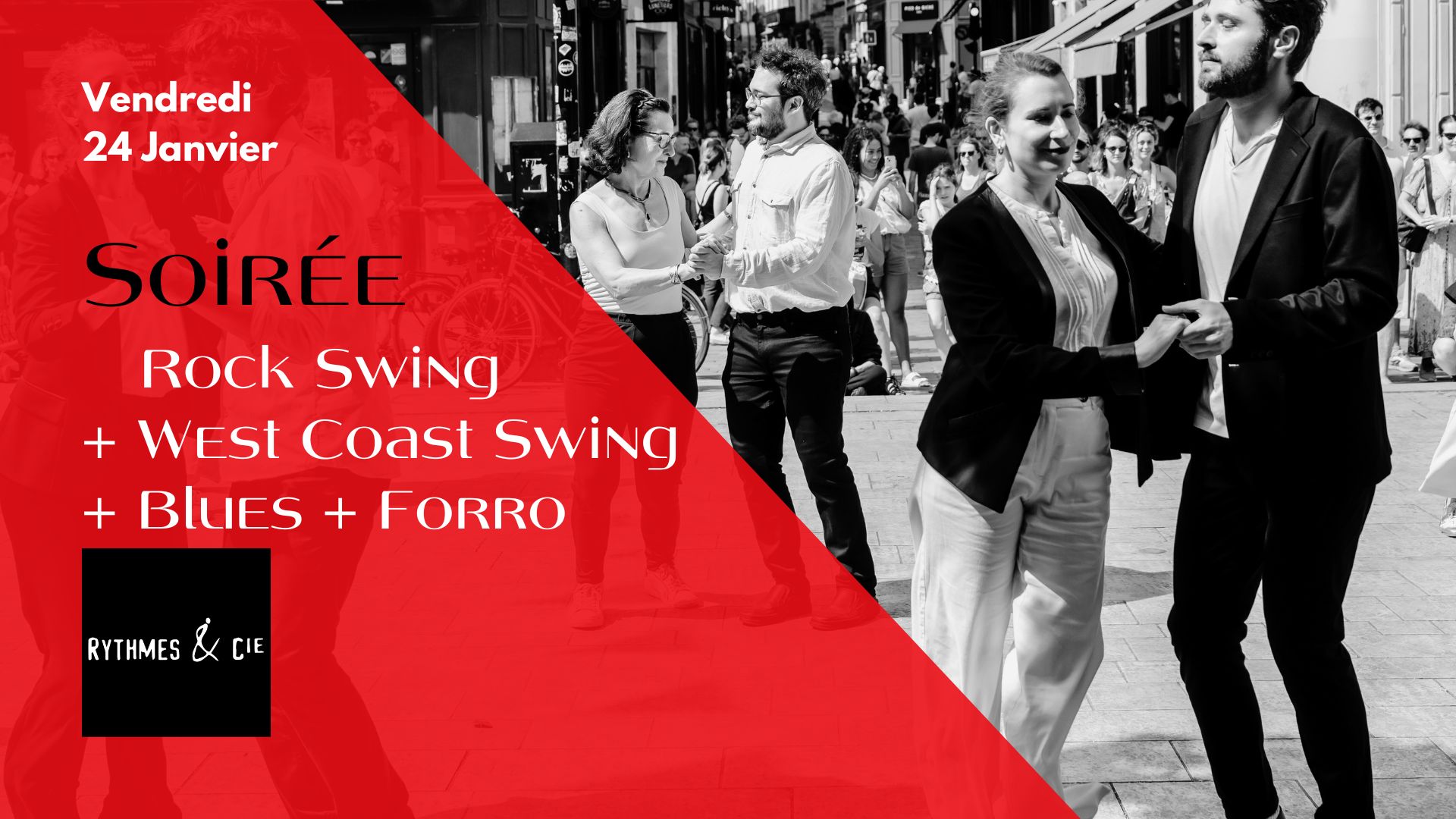 Soirée ROCK - WEST COAST SWING - BLUES - FORRO
