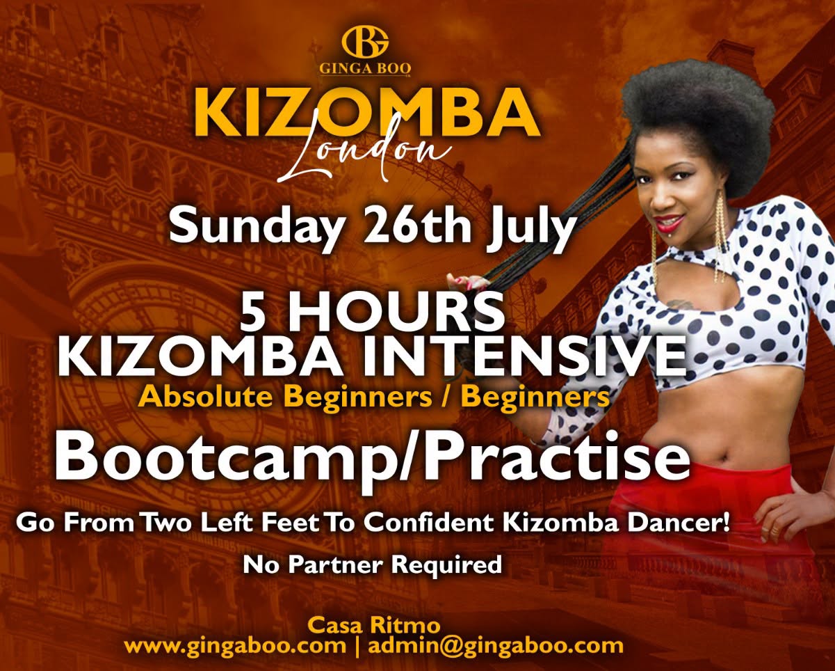 Kizomba London - 5 hours Kizomba Intensive workshop Sun 26th July