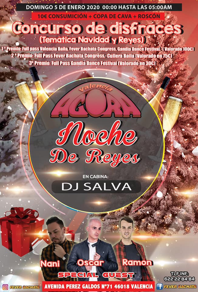 Agora Noche de Reyes Party ( Domingo 5 de Enero)