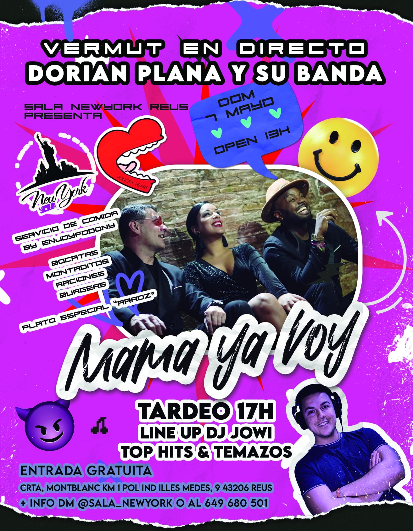 DOMINGO 7 VERMUT DÍA DE LA MADRE CON DORIAN & SU BANDA + TARDEO