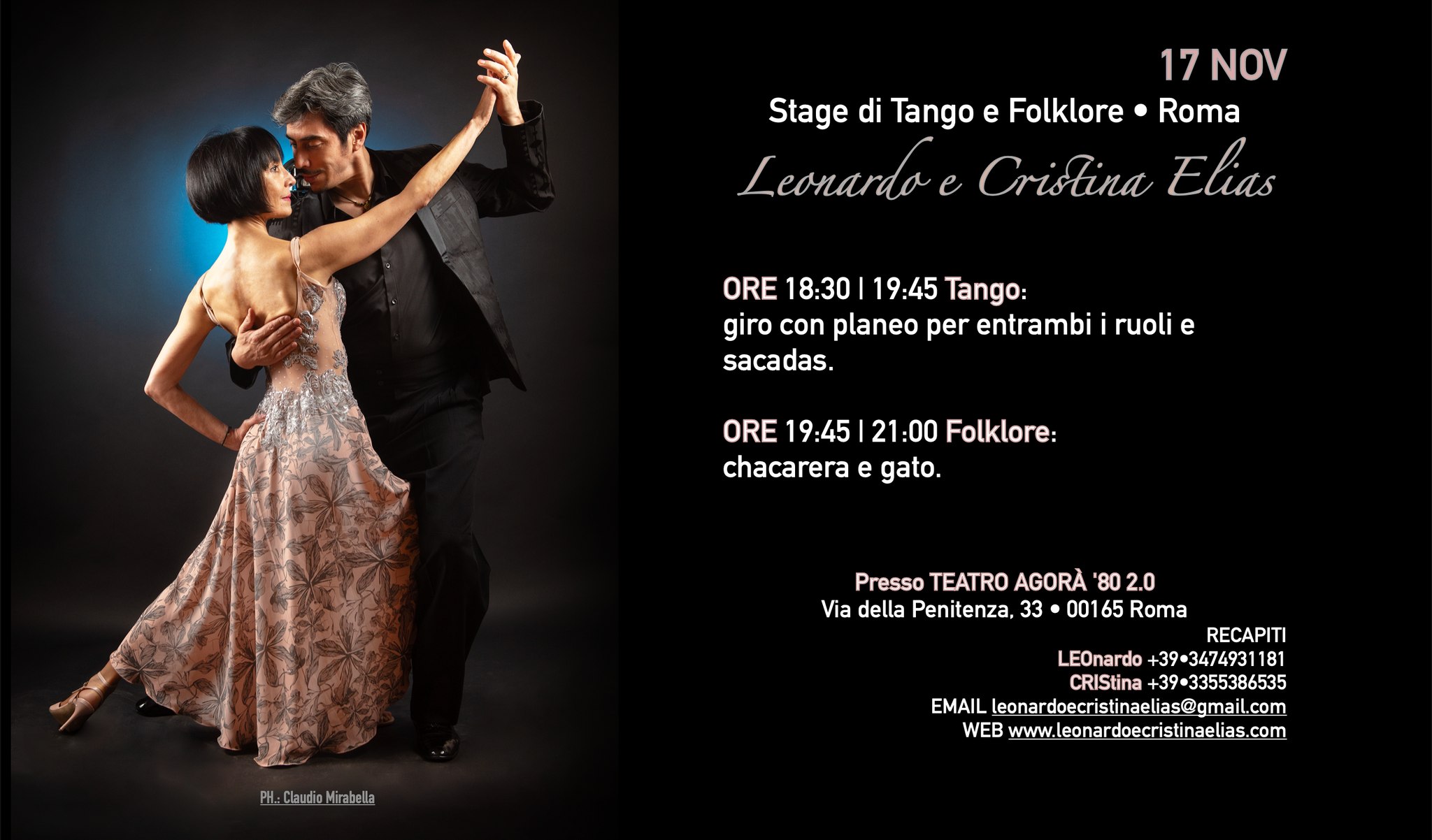 Stage di Tango e Folklore • Roma