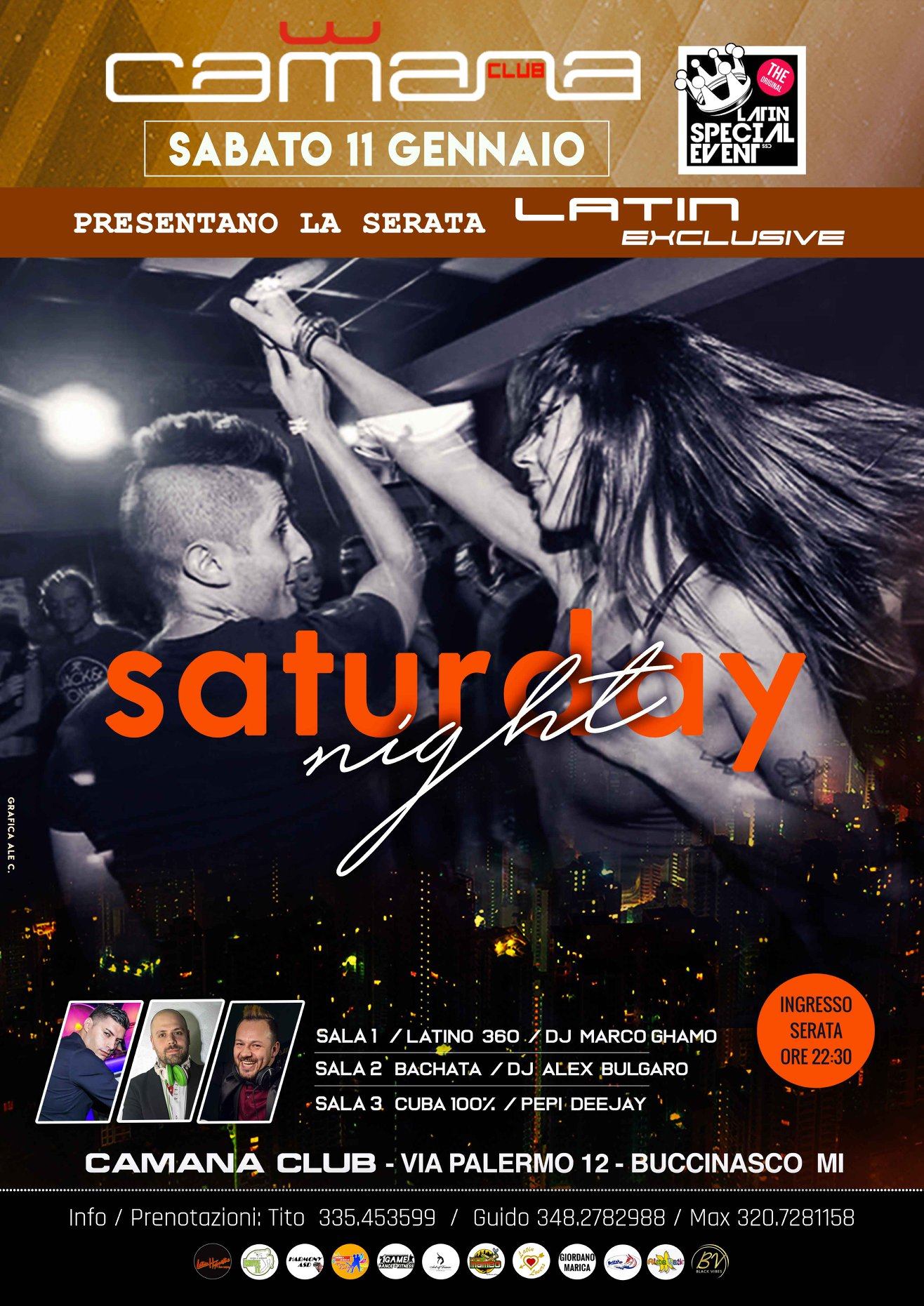 Camana - Sabato Latino by LatinSpecialEvent al Camana