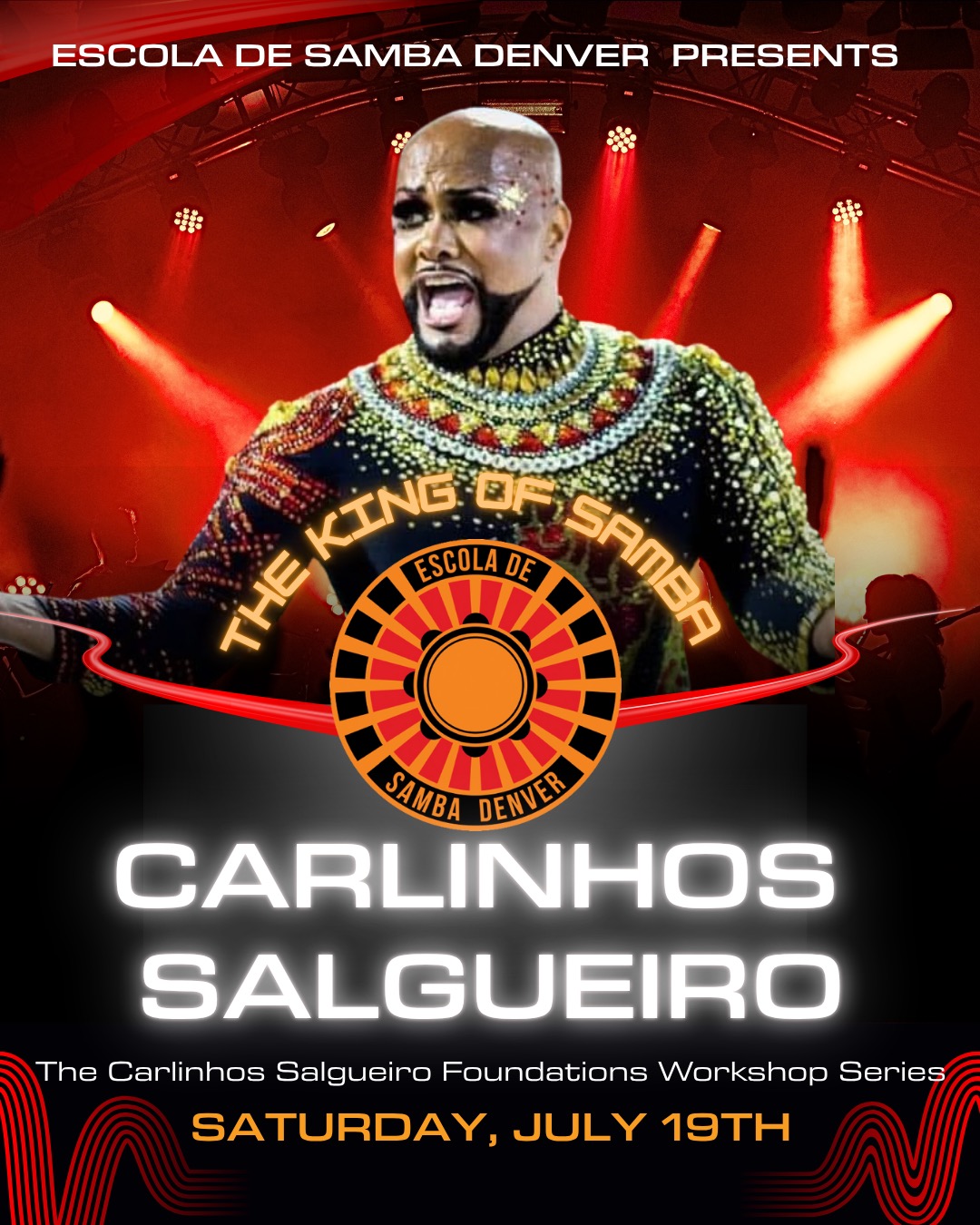 Carlinhos Salgueiro Foundations Workshops in Colorado!