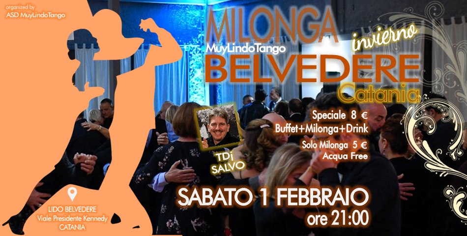 Milonga Belvedere - Sabato 1 Febbraio - MuyLindoTango