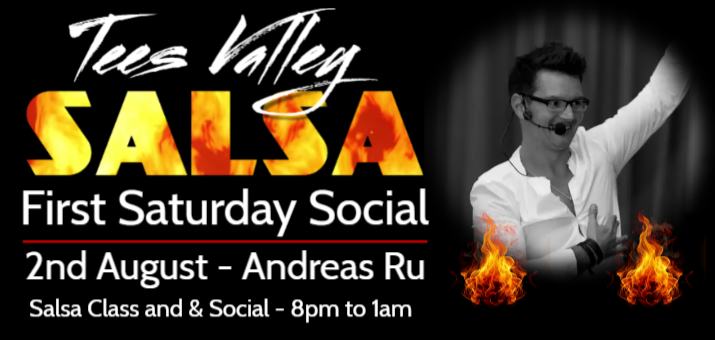 Tees Valley Salsa - First Saturday Social - August with Andreas