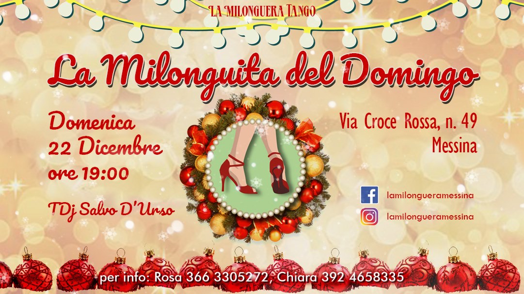 La Milonguita del Domingo Messina 22 Dicembre