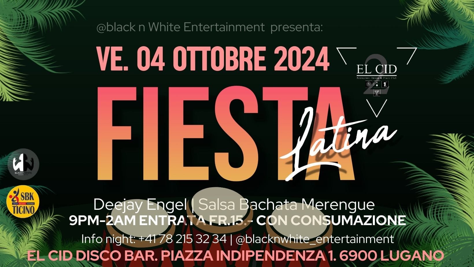 Fiesta 100% Latina