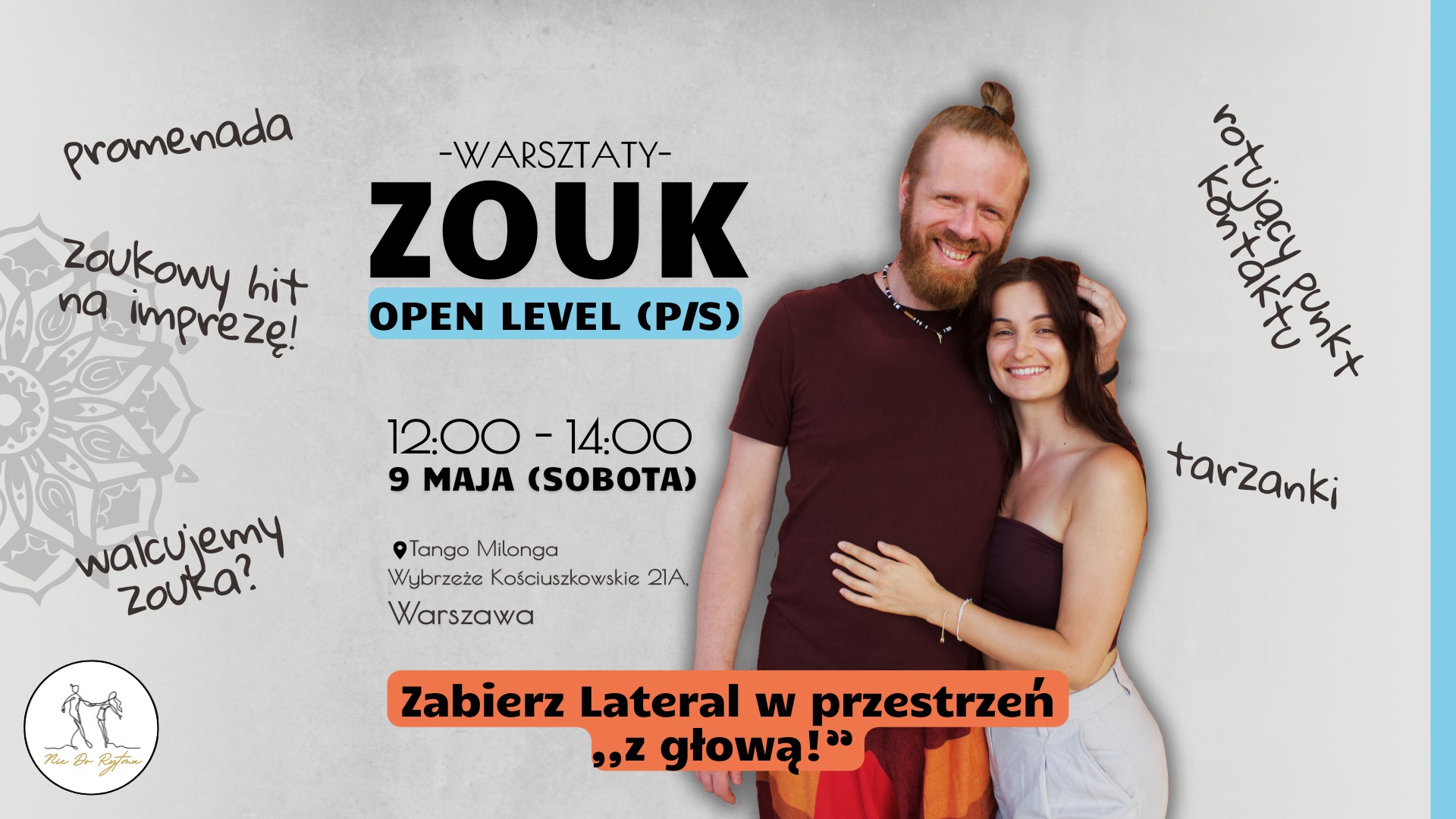 ZOUK: Zabierz Lateral w Przestrzeń 'z Głową'! (OPEN LEVEL P S)