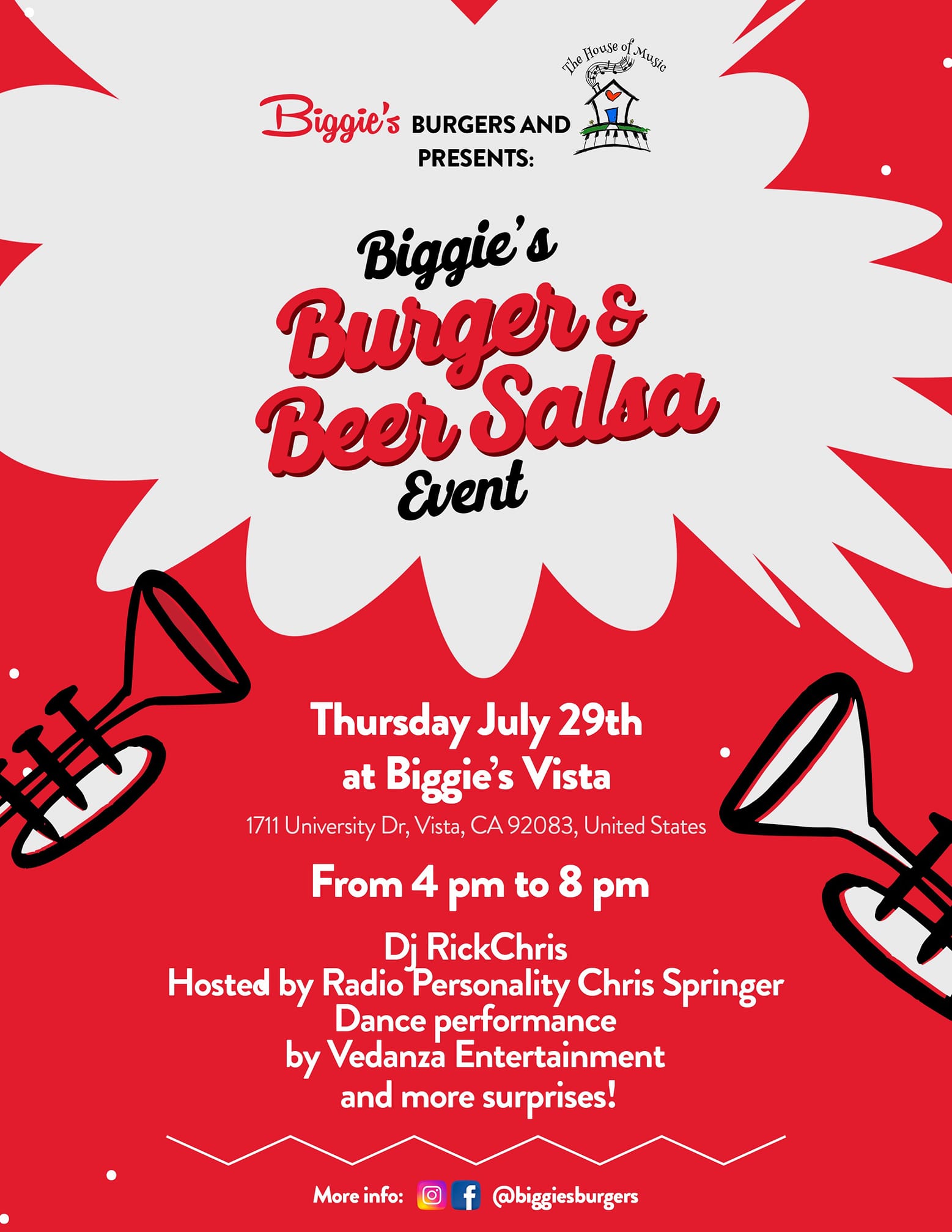 BIGGIES BURGER & BEER SALSA EVENT