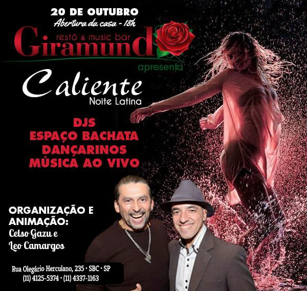 É hojeeeeeeee Sexta! Mais Uma Noite Latina Caliente No Giramundo Bar SBC