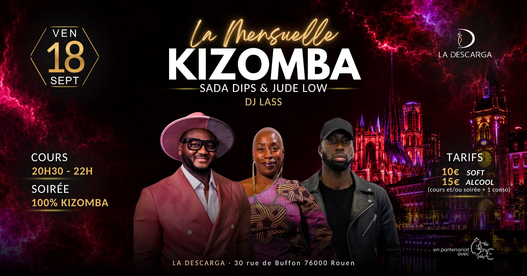 La Mensuelle Kizomba Γ La Descarga