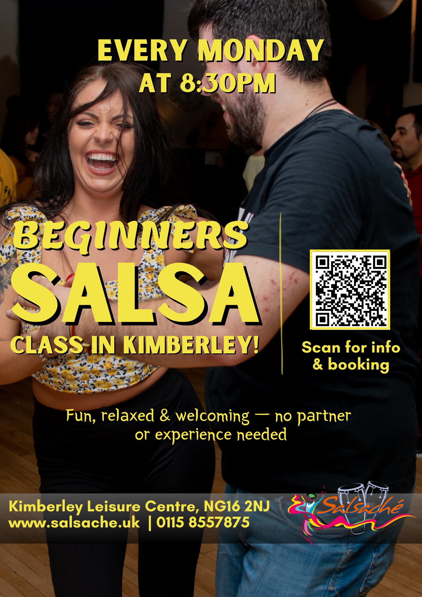 NEW Beginners Salsa Class in Kimberley(Crossbody) ★ Every Monday ★ No Experience or Partner needed