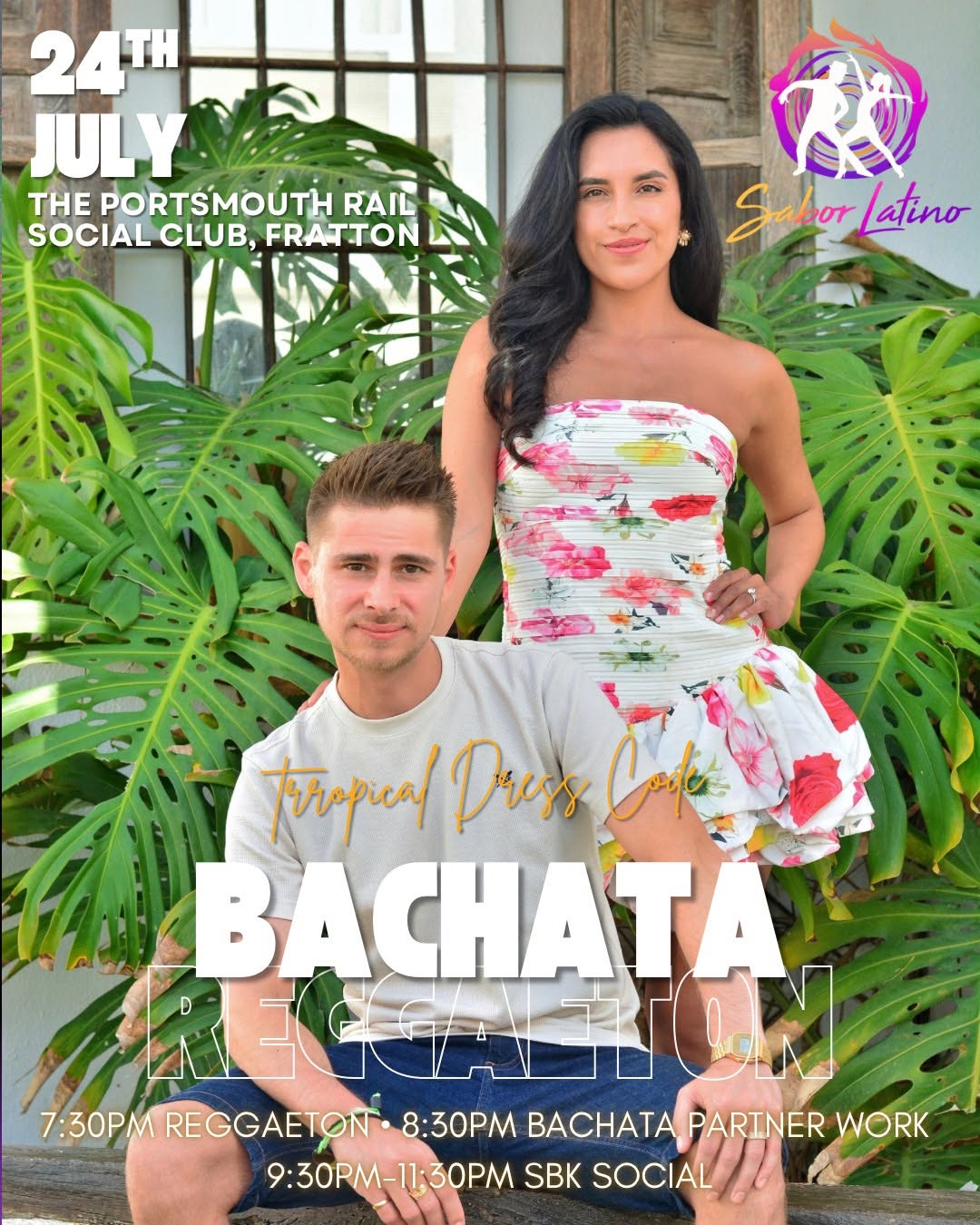 Sabor Latino Summer Party ποΈ π Reggaeton & Bachata dance classes and social dancing