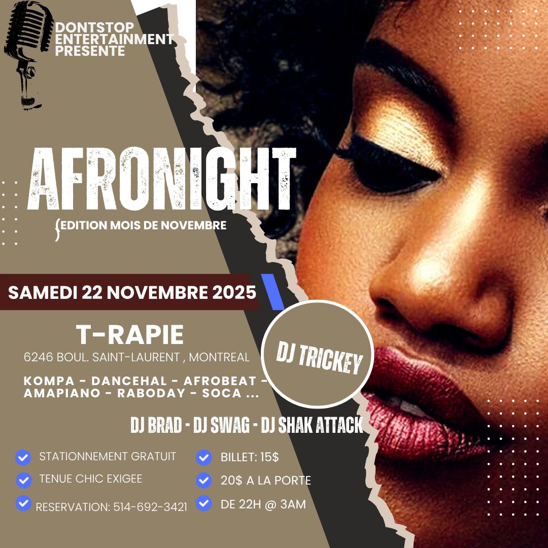 AFRONIGHT ( edition novembre )