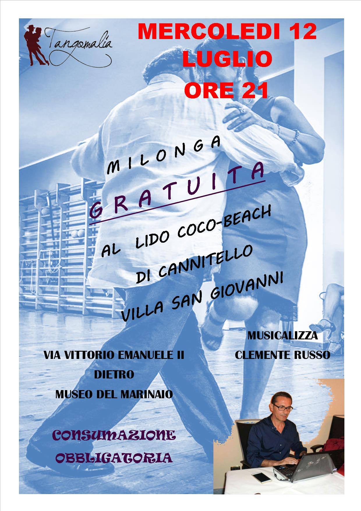Milonga Gratuita al Coco-Beach
