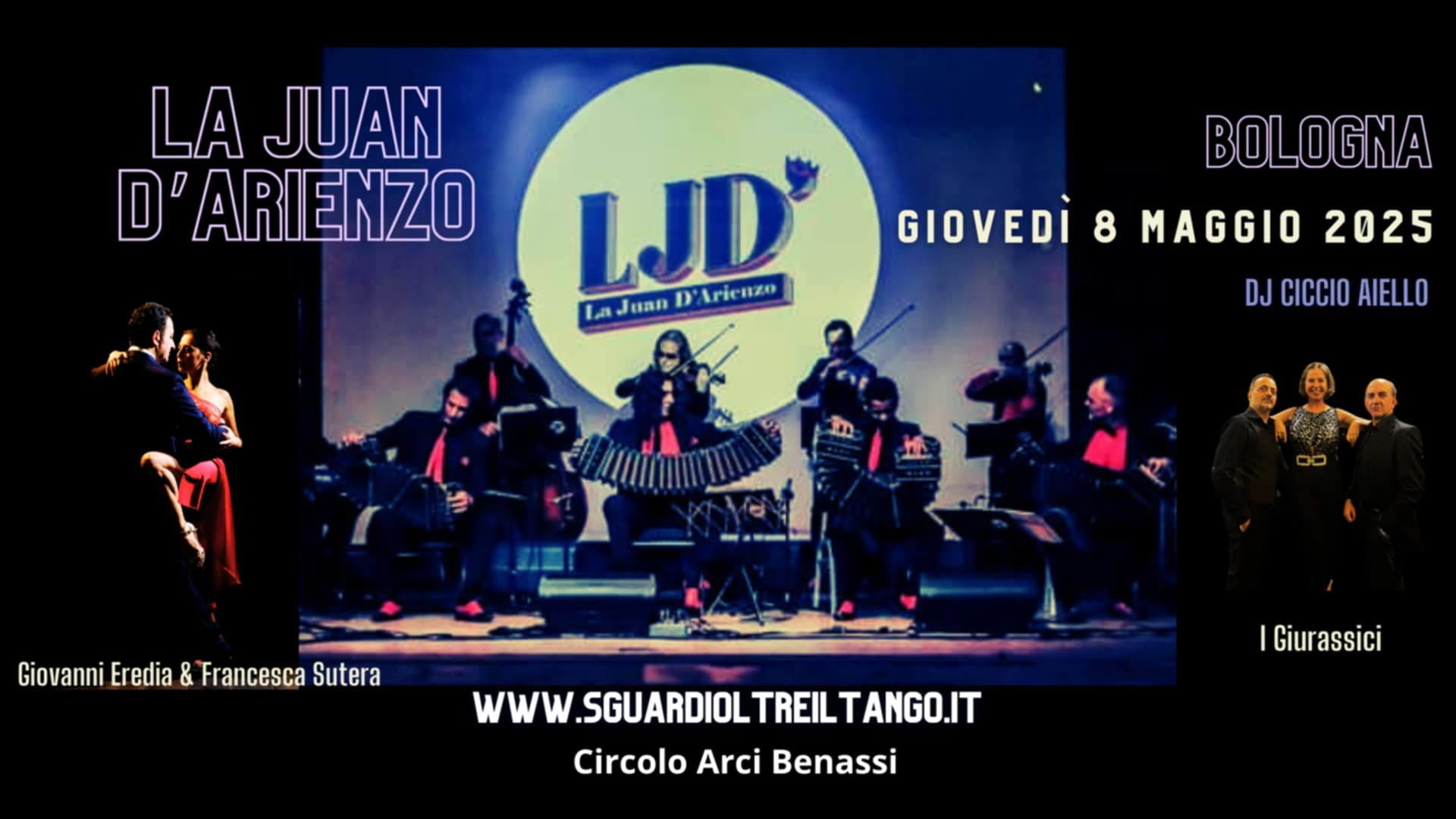 Gran Milonga con "LA JUAN D'ARIENZO" live! Show! Ciccio Aiello dj!