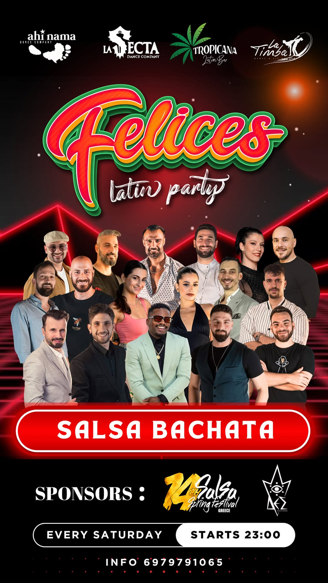 SALSA BACHATA PARTY 12 October FELICES On Saturday At Tropicana Latin Bar Athens