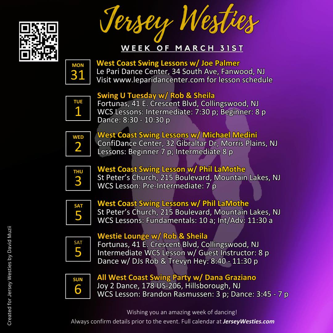 Jersey Westies - Week of March 31st