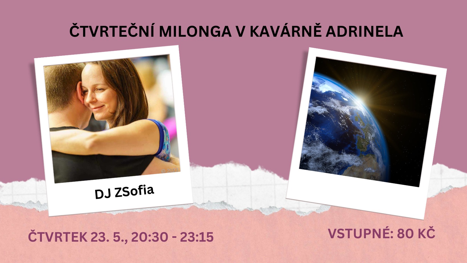 Čtvrteční milonga v Adrinele