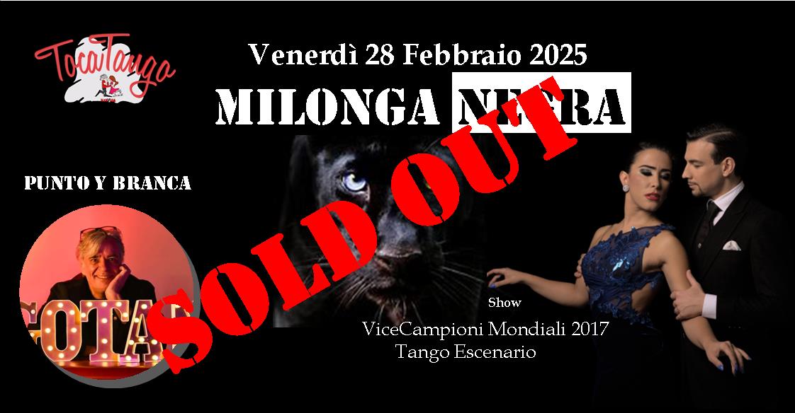 Milonga Milonga Negra Show Simone Facchini e Gioia Abballe