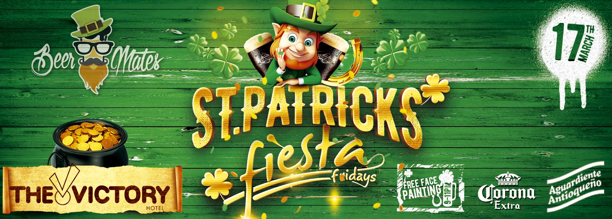 St Patrick's Day Fiesta! DRINK Like an IRISH, DANCE Like a LATIN