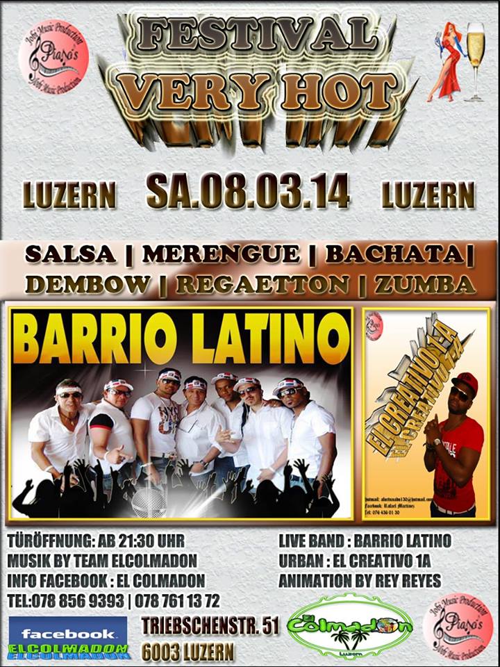 VERY HOT"latin music festival"
