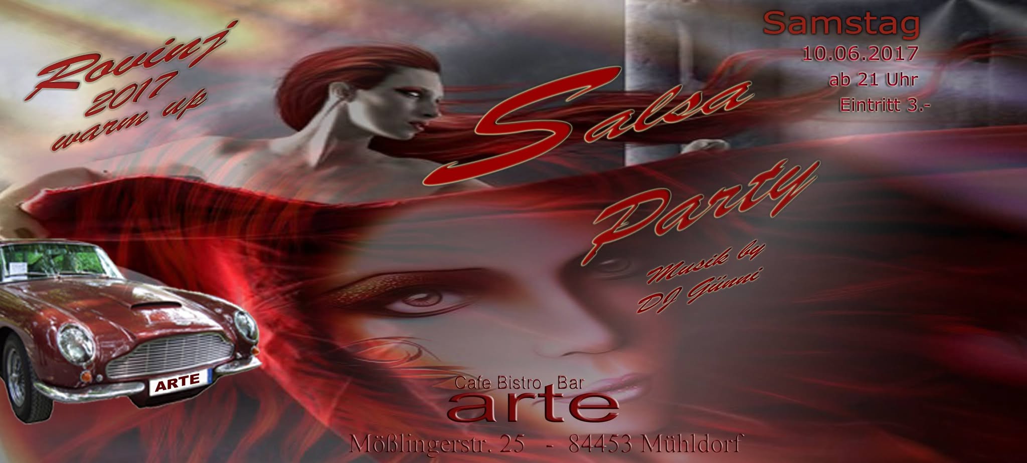 Rovinj warm up Salsa Party im Cafe Arte