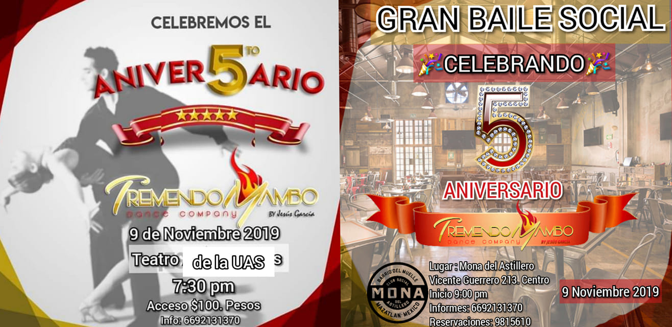Celebremos 5to Aniversario De Tremendo Mambo Dance Company