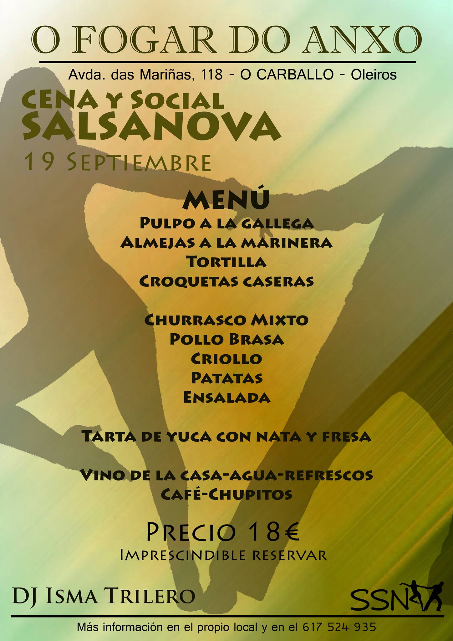 Cena Y Social SalsaNova