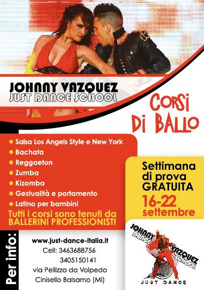 Grande riapertura dell'anno accademico 2013 14 Johnny Vazquez Dance School