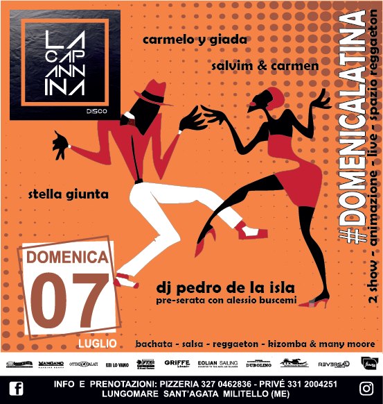 La Capannina: #domenicalatina 7 luglio - la storia continua