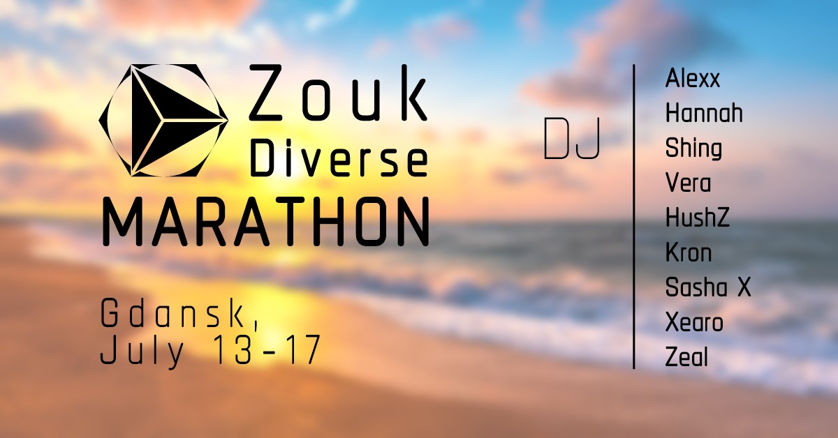 Zouk Diverse Marathon 13-17.07.2023 - SOLD OUT