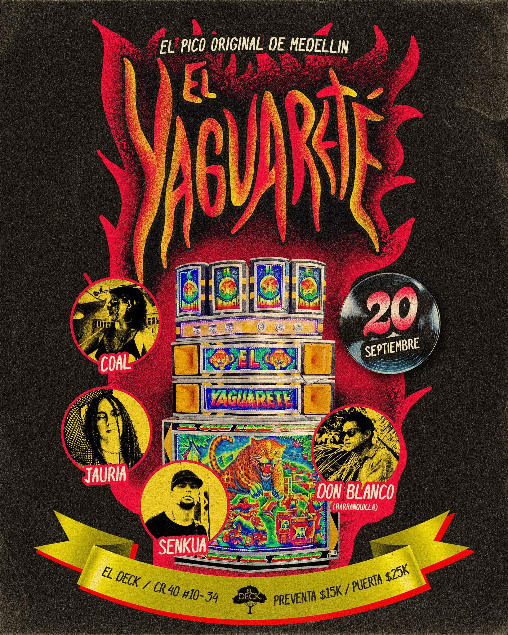 Picó El Yaguareté en El Deck