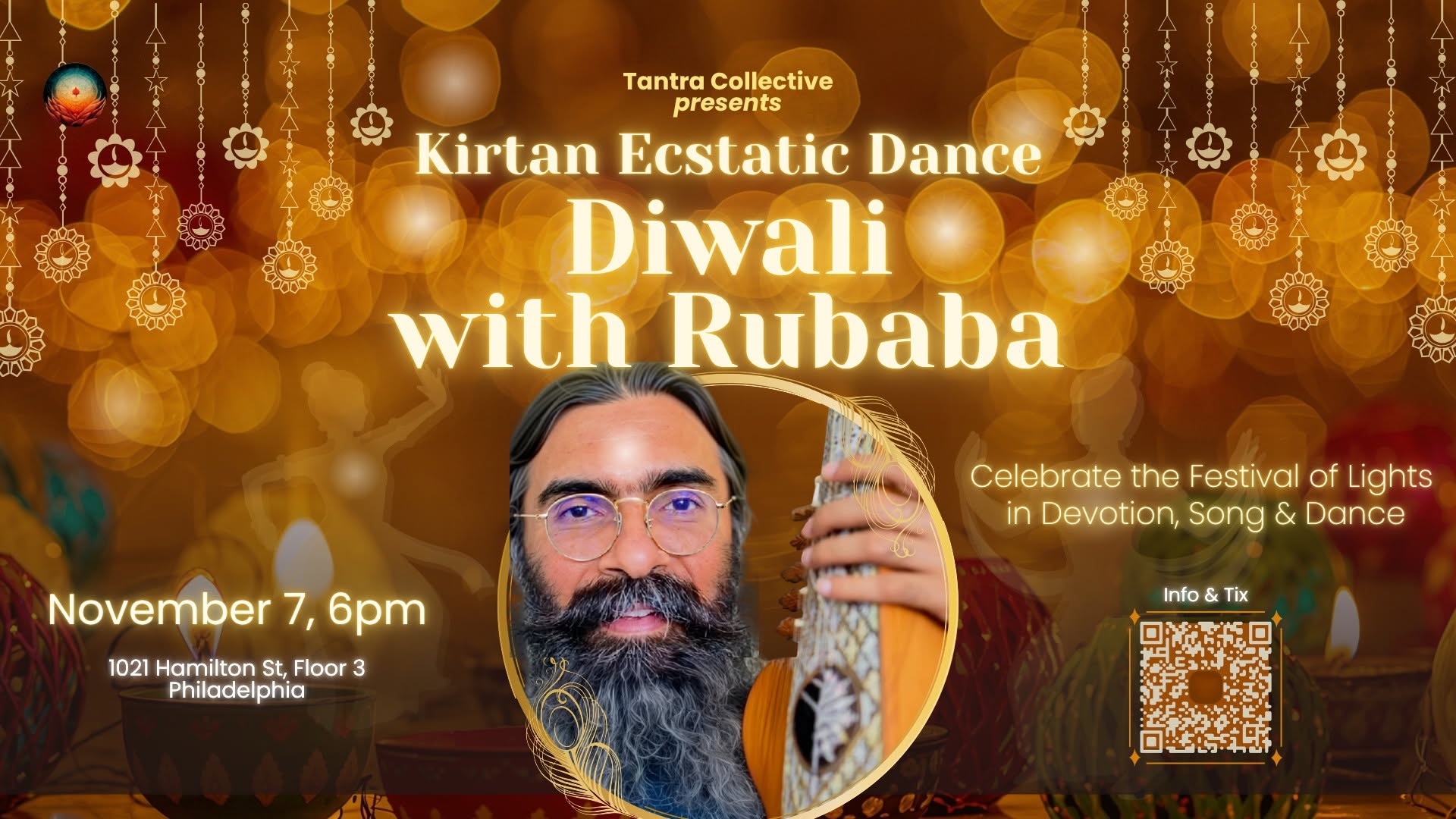 Diwali Kirtan Ecstatic Dance with Rubaba