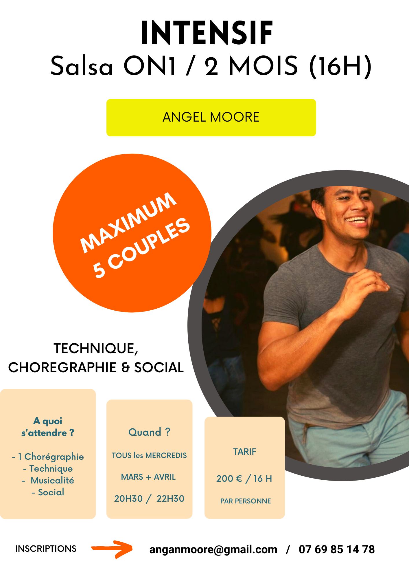 INTENSIF Salsa ON1 avec Angel Moore