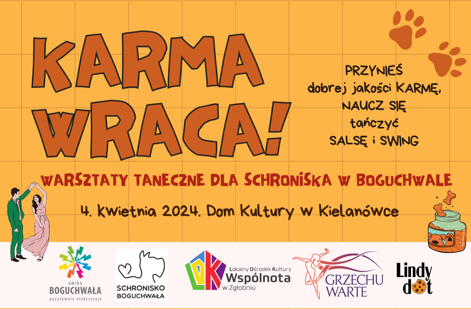 KARMA WRACA- Warsztaty Taneczne dla Schroniska w Boguchwale