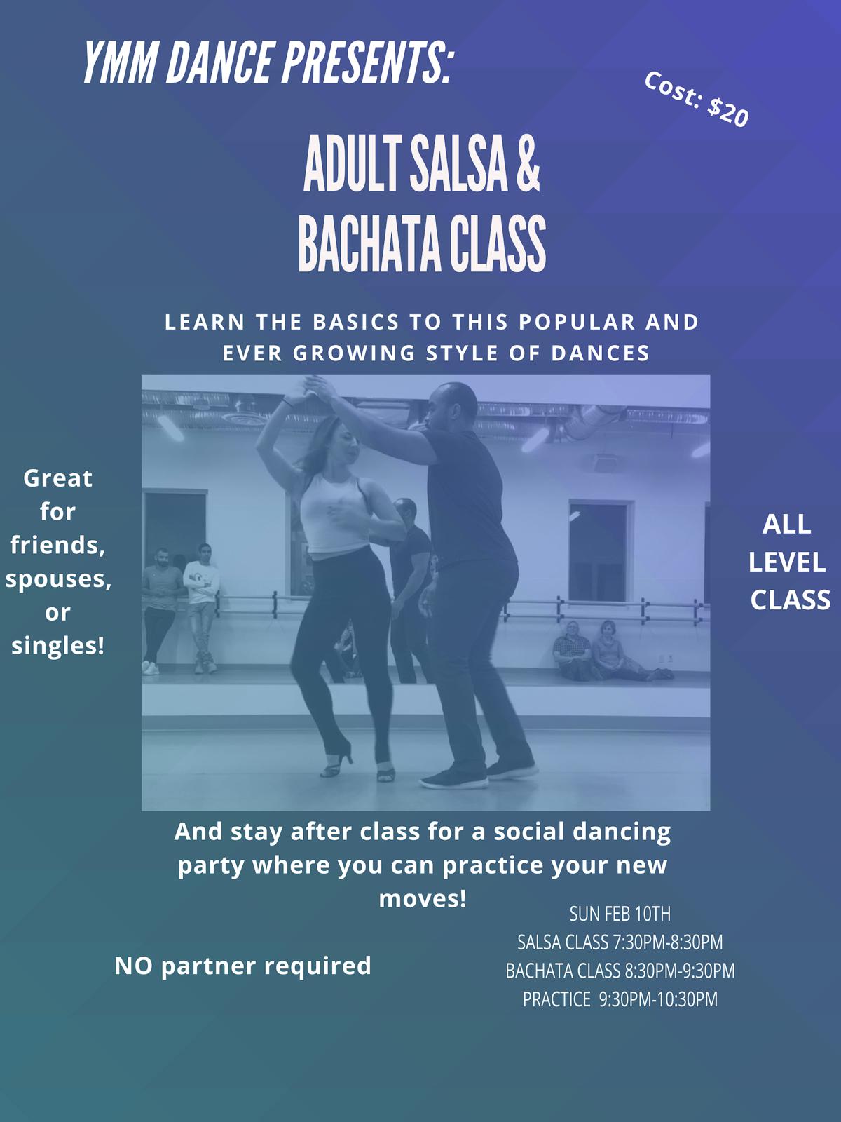 Adult Salsa & Bachata Class