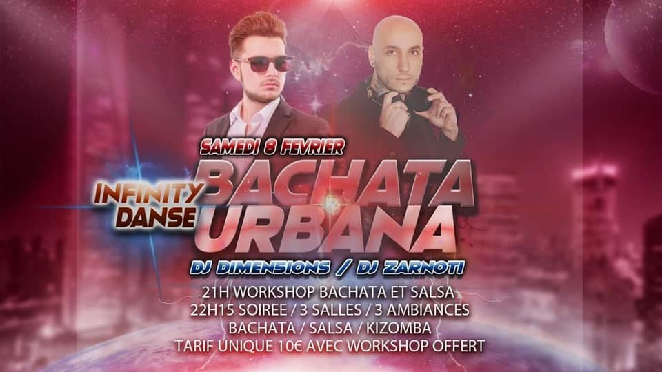 Bachata Urbana 3 salles Bachata-Salsa-Kiz
