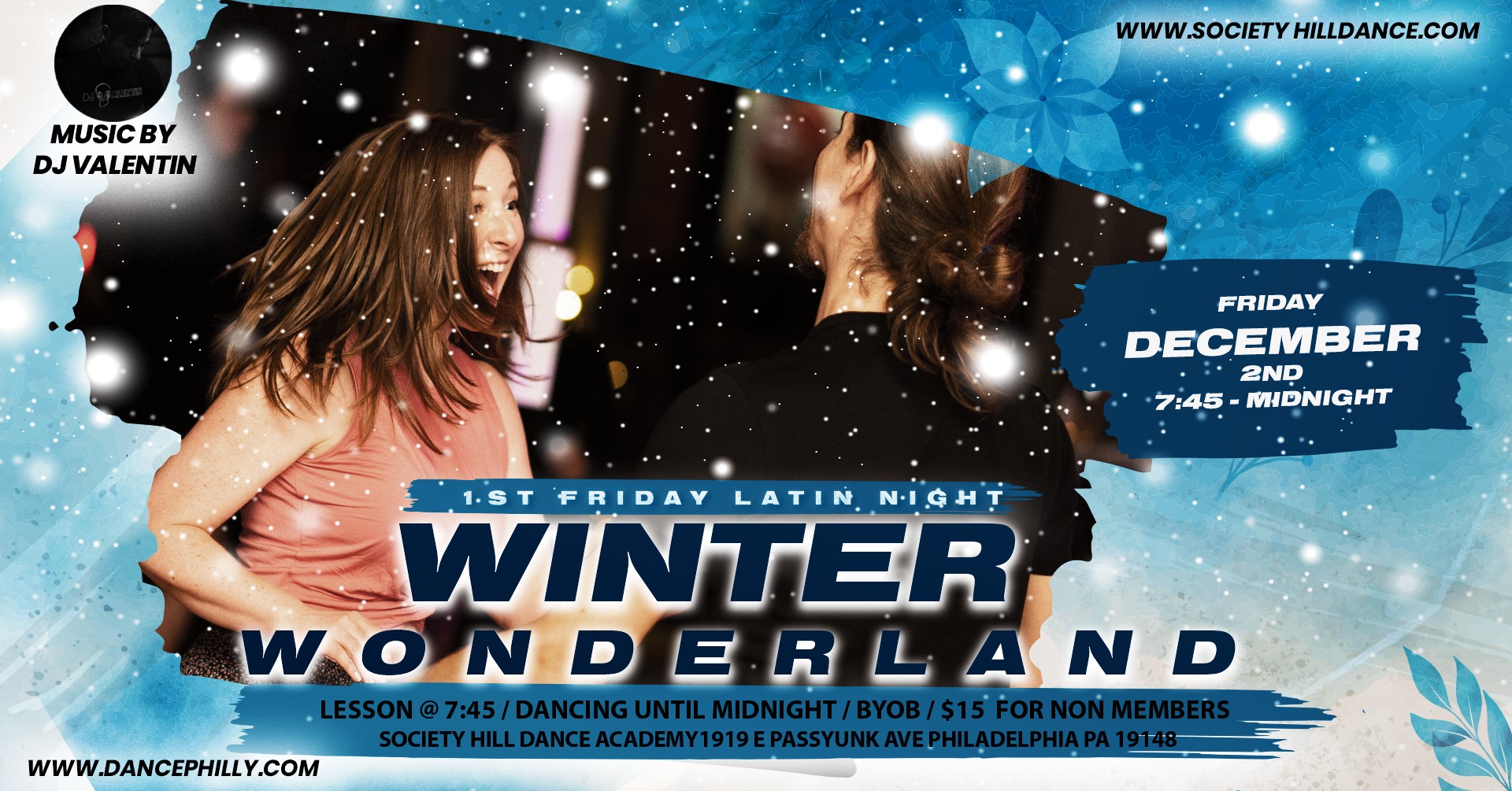 1st Friday Latin Night @SHDA - WINTER WONDERLAND EDITION! 12 02 2022 - 7:45PM - MIDNIGHT