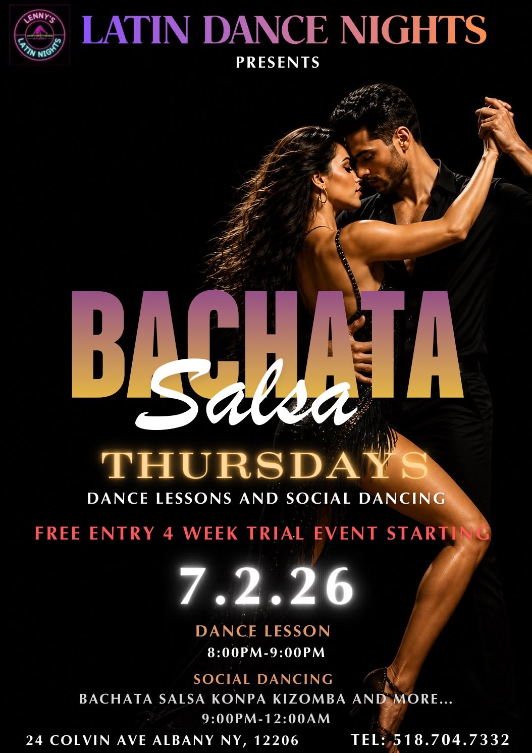 BACHATA & SALSA THURSDAYS - 🚨 FREE EVENT 🚨