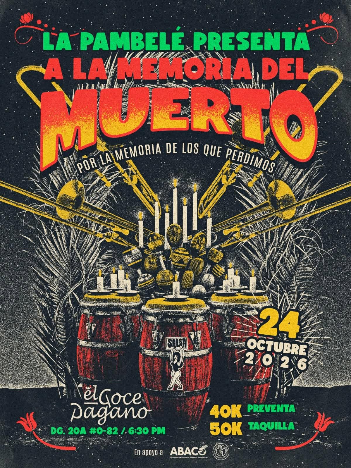 A la memoria del muerto con la Pambelé