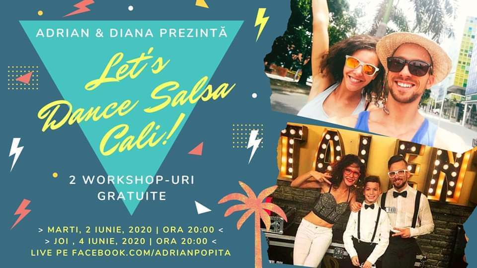 Workshop-uri Gratuite de SALSA Cali Cu Adrian și Diana