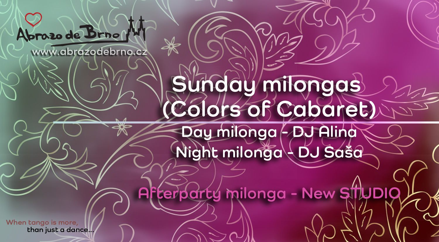 Sunday milongas - Abrazo de Brno