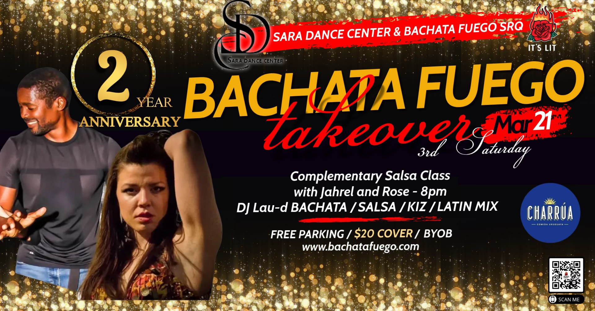 Bachata Fuego Takeover - 2 Year Anniversary Saturday March 21st